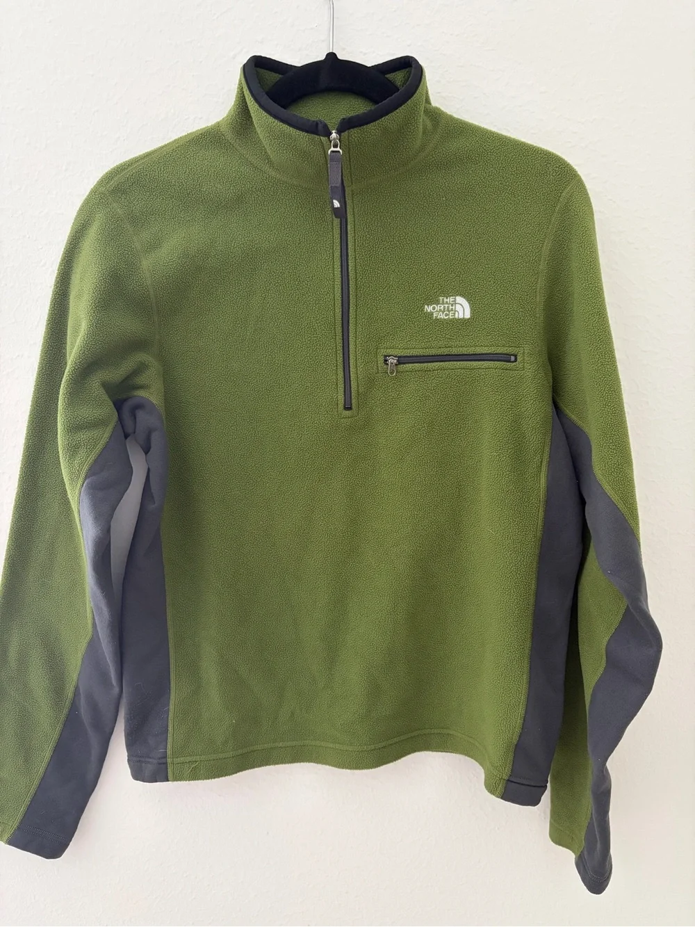 The North Face Olive Green Fleece Pullover